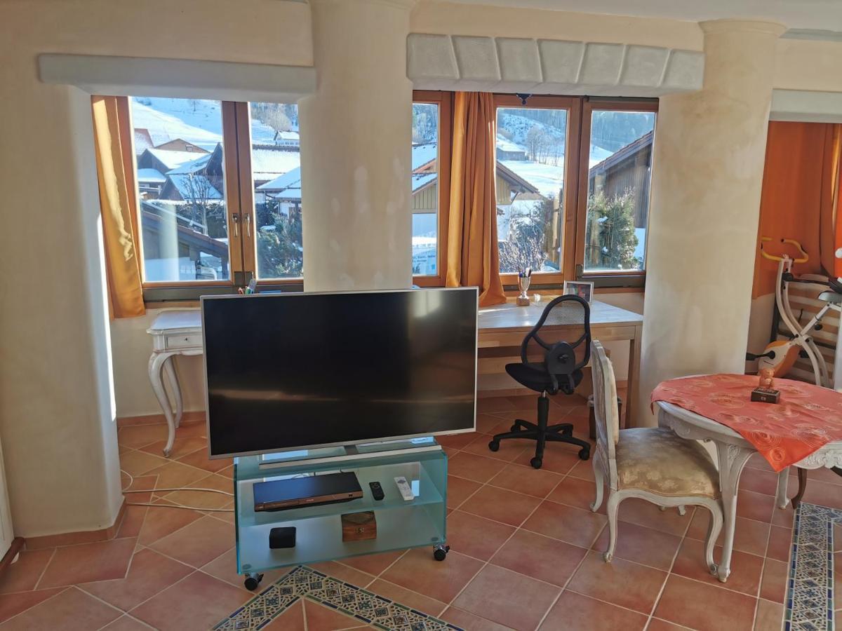 Konstanzer Bergblick Mit Wintergarten Oberstaufen Exterior foto