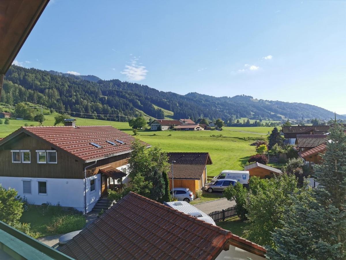 Konstanzer Bergblick Mit Wintergarten Oberstaufen Exterior foto